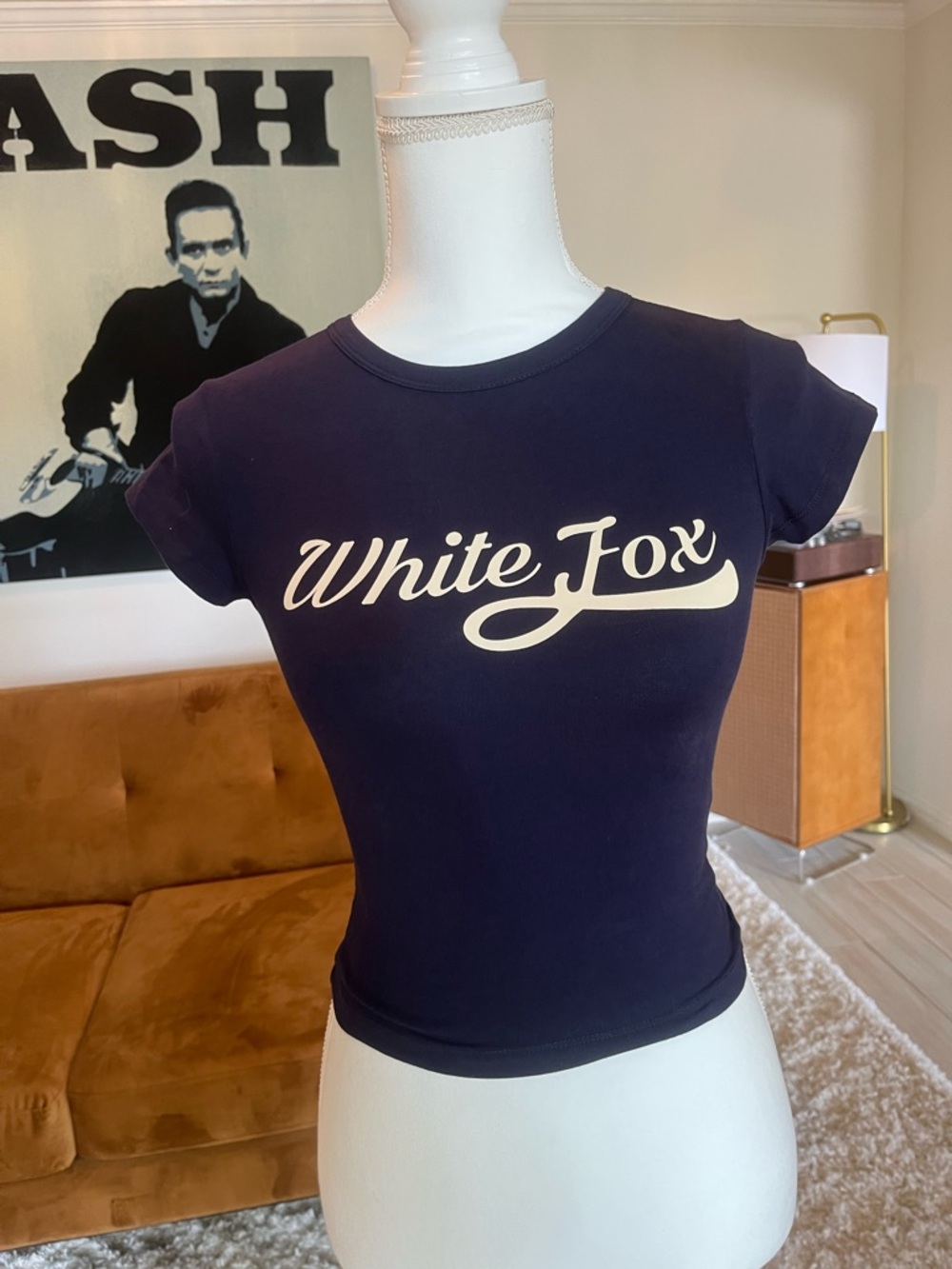 White Fox Baby Tee